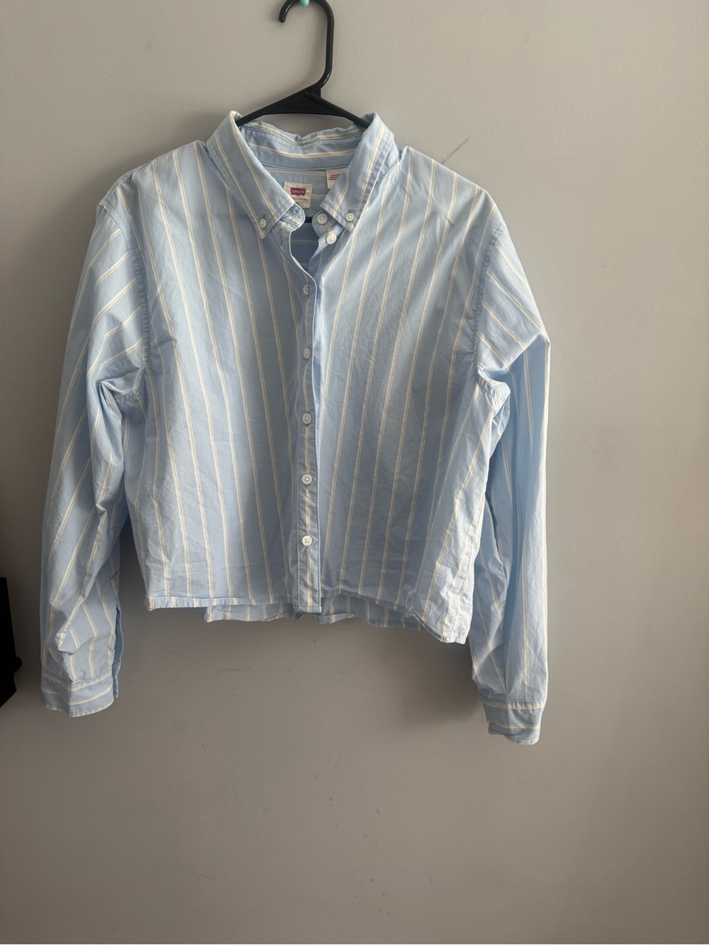 Levi’s Light Blue Striped Button-Up